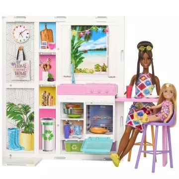 Barbie: Saliekams leļļu namiņš ar lelli - .attēls
