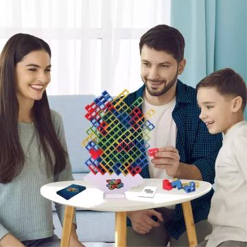 Spoločenská hra Tetra veža s vyvažovaním - .Obrázok