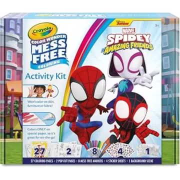 Crayola: Color Wonder Set de activități fără murdărie cu Omul Păianjen - .foto
