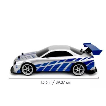 Jada Toys: Velozes e Furiosos RC Nissan Skyline GTR 1 carro de controle remoto, 1:10 - .Imagem