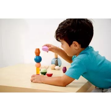 Eichhorn: Montessori medinis edukacinis žaislas, 16 dalių - Formos - .vaizdas
