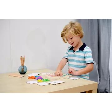 Eichhorn: Jogo educativo Montessori de madeira - quadro criativo - .Imagem