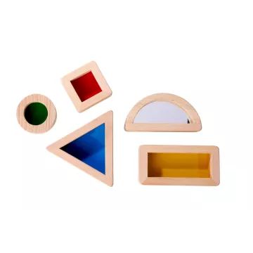 Eichhorn: Juego educativo de madera Montessori 5 piezas - Clasificador de formas - .imagen