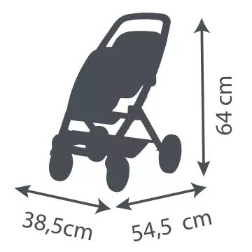 Smoby: Maxi-Cosi tweeling kinderwagen - roze - .afbeelding