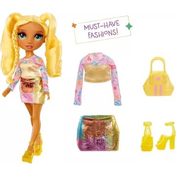 Rainbow High: Fashion Style divatbaba - Sunny - . kép