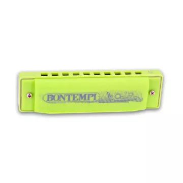 Bontempi: 10-tonige kunststof mondharmonica met metalen tongen - .afbeelding