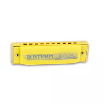 Bontempi : Harmonica en plastique à 10 notes avec anche en métal - .image