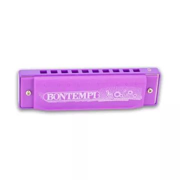 Bontempi : Harmonica en plastique à 10 notes avec anche en métal - .image