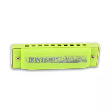 Bontempi : Harmonica en plastique à 10 notes avec anche en métal - .image