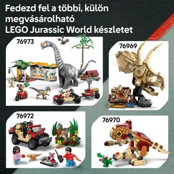 LEGO® Jurassic World Spinosaurus și Quetzalcoatlus, misiune aeriană 76976 - .foto