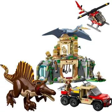 LEGO® Jurassic World Spinosaurus și Quetzalcoatlus, misiune aeriană 76976 - .foto