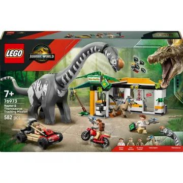 LEGO® Jurassic World A raptor és a Titanosaurus keresése 76973 - . kép