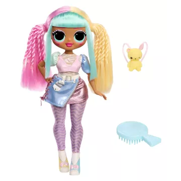 L.O.L. Surprise! OMG Muñeca Candylicious – Muñeca De Moda Con Pelo Enraizado, Conjunto Fabuloso Y Estilo Único, Colecciona Las 4 Y Saca Tu Lado Más Fashion