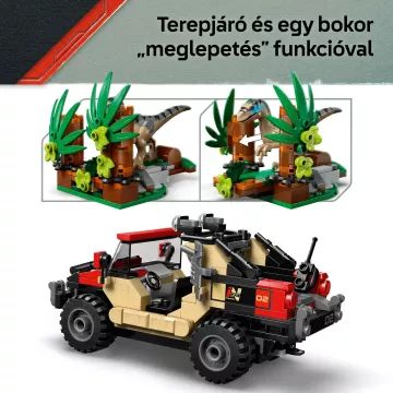 La huida del todoterreno de LEGO® Jurassic World del raptor 76972 - .imagen