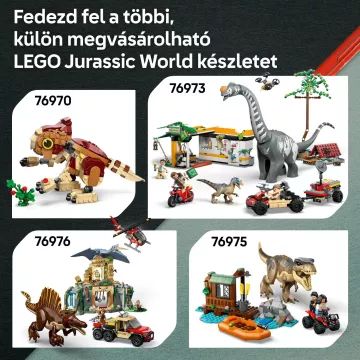 La huida del todoterreno de LEGO® Jurassic World del raptor 76972 - .imagen
