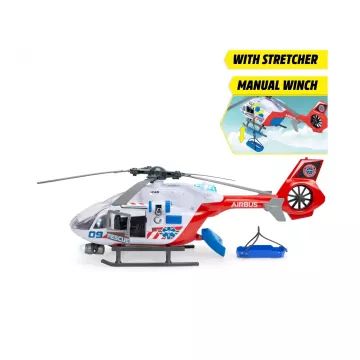 Dickie: Mega helicóptero de resgate Airbus H145 com luzes e sons - .Imagem