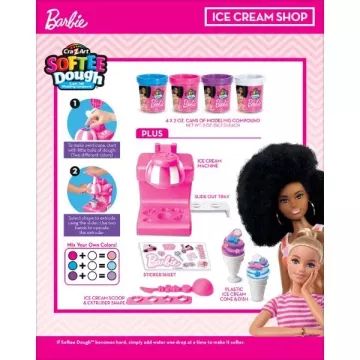 Cra-Z-Art: Súprava na výrobu zmrzliny s plastelínou Barbie. - .Obrázok
