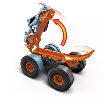 Hot Wheels: Monster Trucks átalakítható távirányítós autó - Rhinomite CSOMAGOLÁSSÉRÜLT - . kép