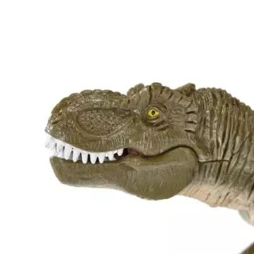 Mojo: Dinossauro T-Rex com mandíbula móvel - figura pintada à mão - .Imagem