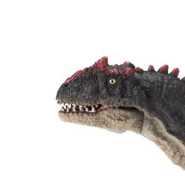 Моджо: Алохозавър с подвижна челюст - ръчно рисувана фигура - . изображение