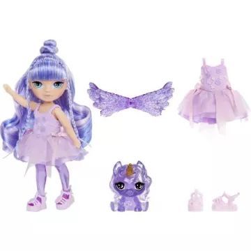 Rainbow High Littles: Szivárvány tündér baba – Amethyst - . kép