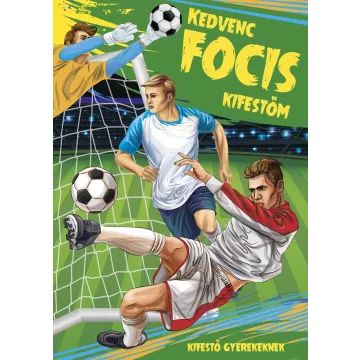 Cartea mea preferată de colorat cu fotbal