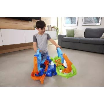 Hot Wheels: Dupla-dupla hurokpálya-CSOMAGSÉRÜLT - . kép