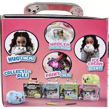 Puffy Mallows - Pufók mályvacukor-állatka: Ice Cream - fehér - . kép