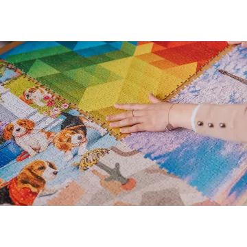 Trefl Prime: 1000 puzzle-Színrobbanás-Kockák-CSOMAGOLÁSSÉRÜLT - . kép