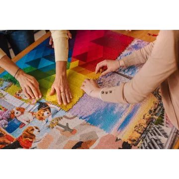 Trefl Prime: 1000 puzzle-Színrobbanás-Kockák-CSOMAGOLÁSSÉRÜLT - . kép