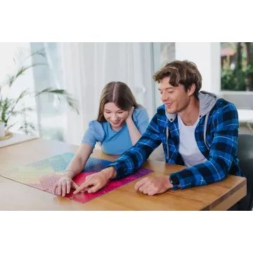 Trefl Prime: 1000 puzzle-Színrobbanás-Kockák-CSOMAGOLÁSSÉRÜLT - . kép