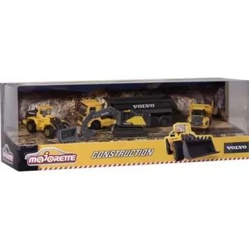 Volvo munkagép játékszett - 4 részes- CSOMAGOLÁSSÉRÜLT - . kép
