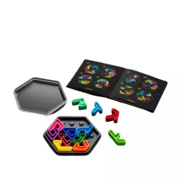 Smart Games IQ Deluxe - Шестоъгълник - на унгарски език - . изображение