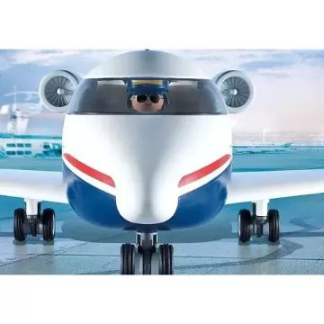 Playmobil Airport with Airplane and Control Tower Reptér repülővel és irányítótorony - . kép