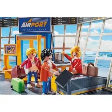Playmobil Airport with Airplane and Control Tower Reptér repülővel és irányítótorony - . kép