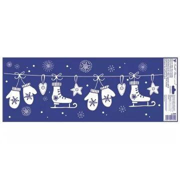 Błyszczące naklejki na okno - 60 x 23 cm, różne rodzaje. - .zdjęcie 