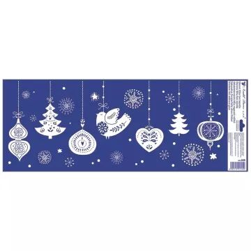 Adornos brillantes adhesivos para ventanas - 60 x 23 cm, varios tipos - .imagen