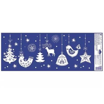 Adornos brillantes adhesivos para ventanas - 60 x 23 cm, varios tipos - .imagen