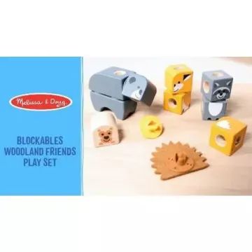 Melissa & Doug : Blocables - Ensemble d'animaux de la forêt - .image
