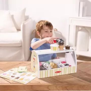 Melissa & Doug: Set de joacă pentru înghețată din lemn - .foto