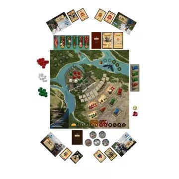 Hunyadi - De Slag bij Nándorfehérvár, bordspel - in het Hongaars - in het Hongaars - .afbeelding