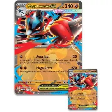 Pokémon TCG: Mega Lucario ex - Coleção de Figuras - .Imagem