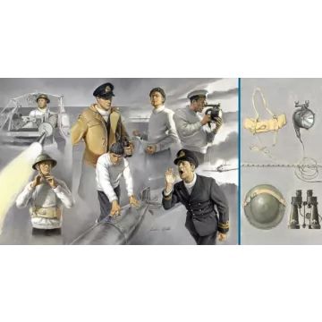 Italeri: Echipaj britanic pentru torpiloră Vosper din Al Doilea Război Mondial, 1:35 - AMBALAJ DETERIORAT - .foto