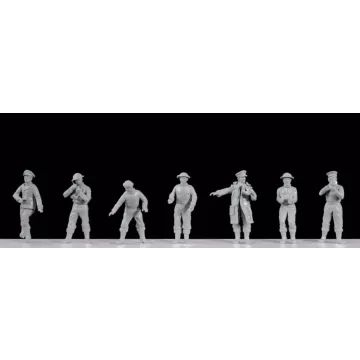 Italeri: II. világháborús brit Vosper gyorsnaszád személyzet, 1:35 - CSOMAGOLÁSSÉRÜLT - . kép