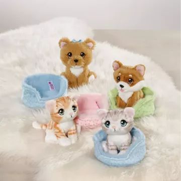 Nici Green: Shiba Inu hundeplysfigur i kurv - - .billede