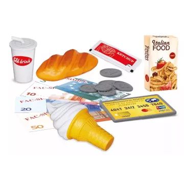 Elektromos pénztárgép játékszett - CSOMAGOLÁSSÉRÜLT - . kép