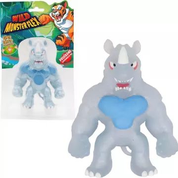 Monsterflex Vadállatok - nyújtható figura: Rhynox - orrszarvú - . kép