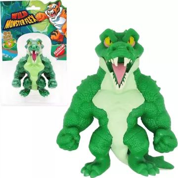 Monsterflex Vadállatok - nyújtható figura: Krock - krokodil - . kép