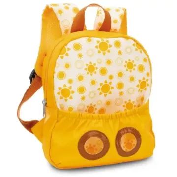 Nici: Hátizsák róka plüssel - sárga, 25 cm - . kép