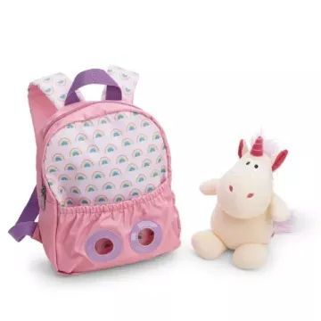Nici: Ružový batoh s jednorožcom - 25 cm - .Obrázok